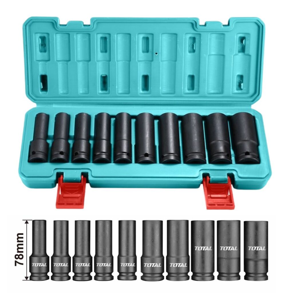 SET DE DADOS DE IMPACTO  1/2  10PIEZAS CrOMO – THKISD12102L