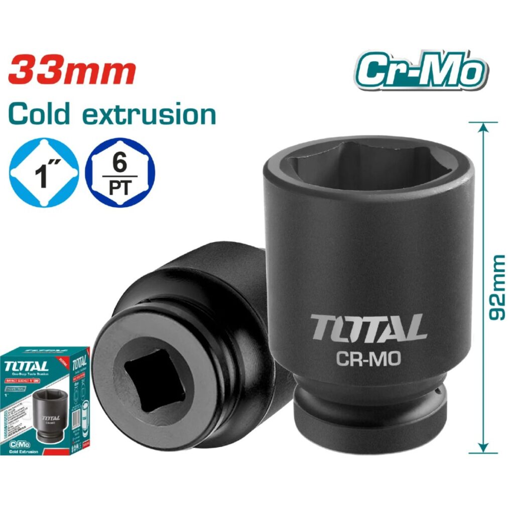 DADOS DE IMPACTO 1″ 33X92MM CrOMO – THHISD0133L