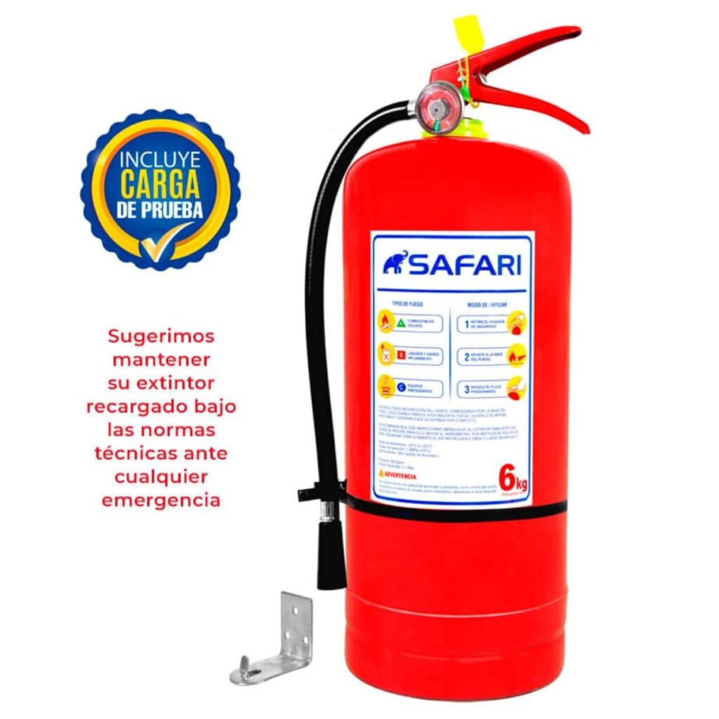 EXTINTOR SAFARI PQS 6KG – ZFE-06