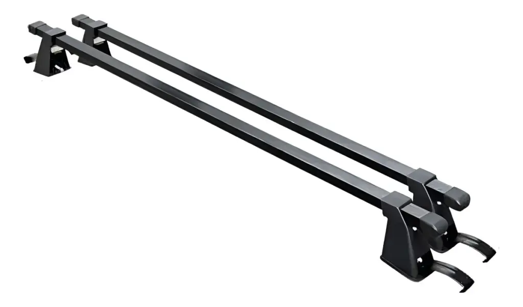 BARRAS TRANSVERSALES 48″ CON TACO CLÁSICO UNIVERSAL SEMI ARMADO NEGRO – A26786