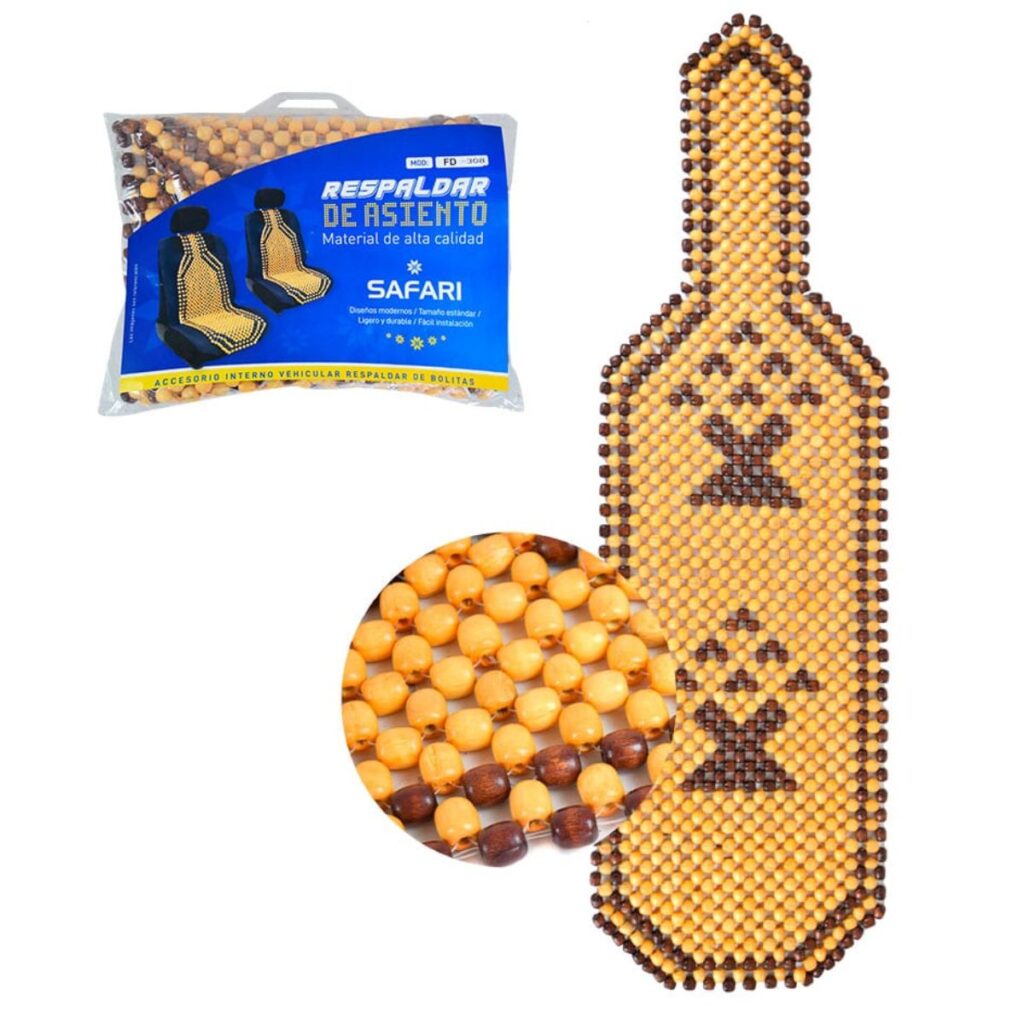 COJIN DE ASIENTOS GRANDE SIN CABEZAL BEIGE CON MARRON – FD-308