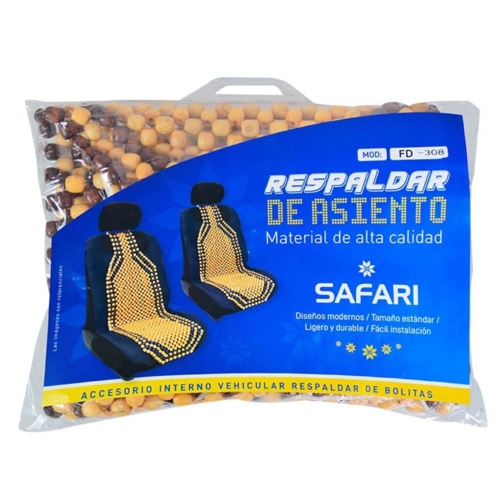 COJIN DE ASIENTOS GRANDE SIN CABEZAL BEIGE CON MARRON – FD-308