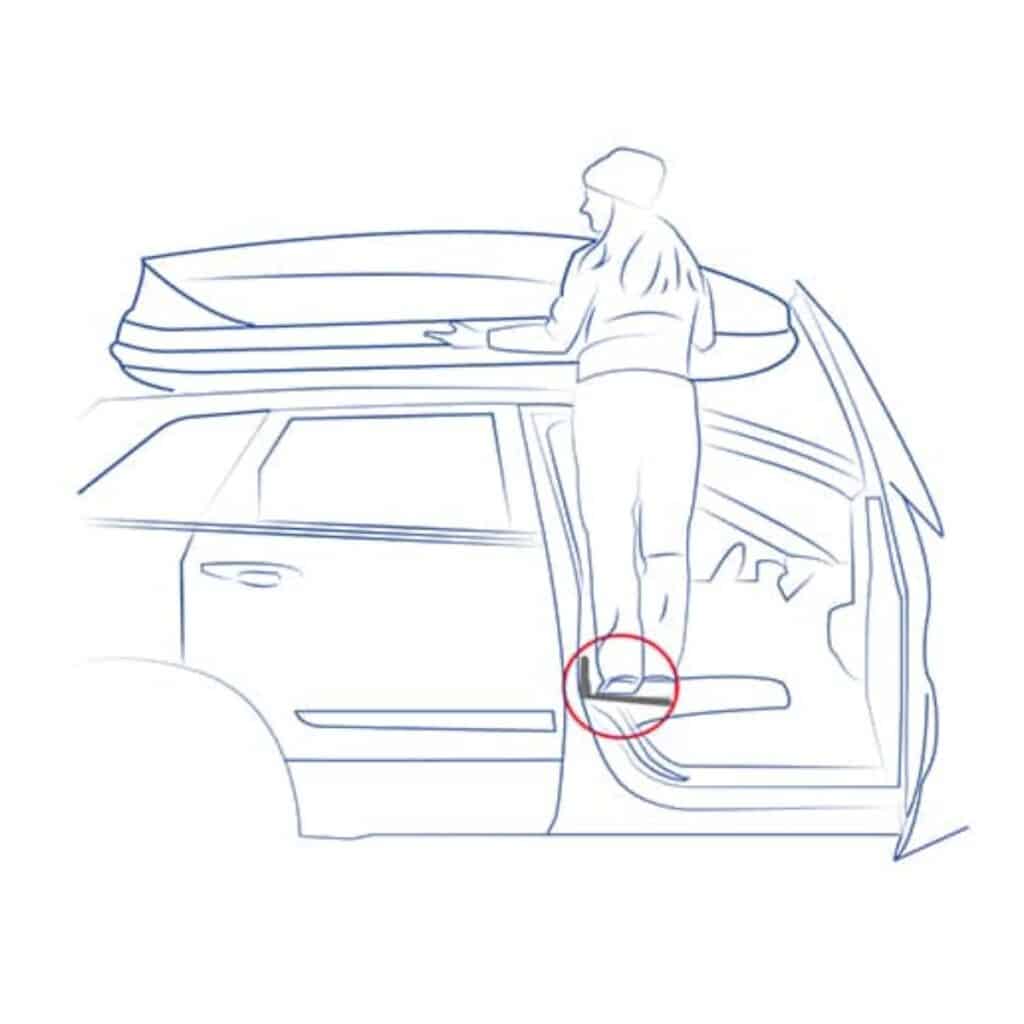 ESCALÓN DE PUERTA PARA CAMIONETA – NM-DS001