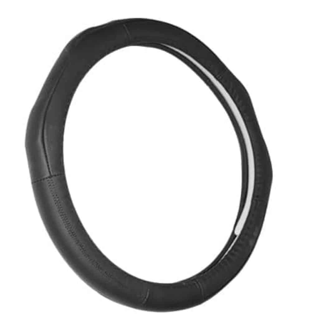 CUBRE VOLANTE SAFARI DE CUERO GENUINO NEGRO – SFT- T1739BK