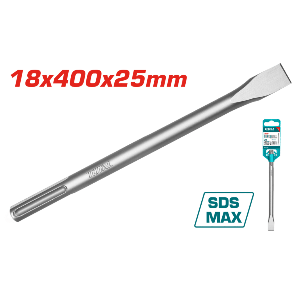 CINCEL PUNTA PLANA SDS 18X40025MM  TOTAL – TAC15221821