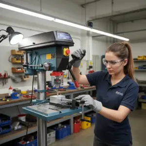 TALADRO DE BANCO 2HP 32MM 220V HEAVY DUTY FULL - ZJ5132-F