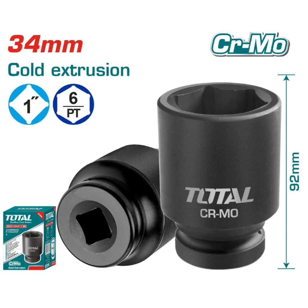 DADOS DE IMPACTO DR 3/4″  34X90MM CrOMO INDUSTRIA  -THHISD3434LL