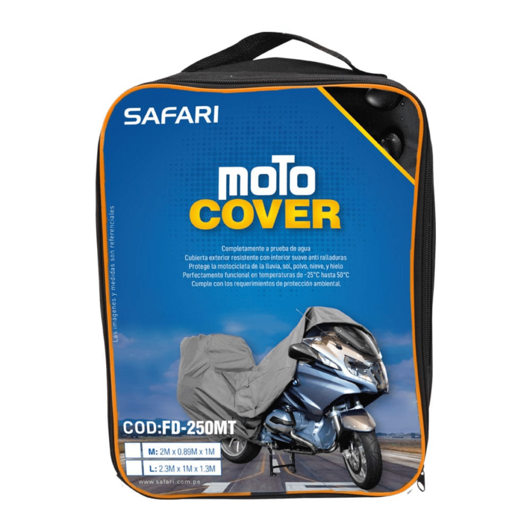 COBERTOR PARA MOTO 250GPV+COTTON L 2.3M X 1M X 1.27M 250GPV+COTTON L – FD-250MT-L