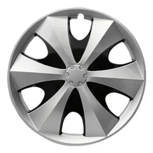 TAPAS DE AROS 14" SILVER/NEGRO