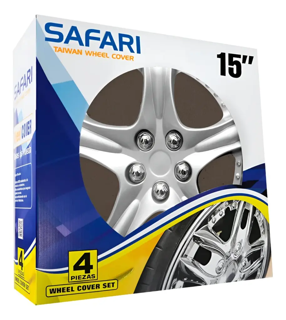 TAPAS DE AROS 15″ SILVER -V080-SS-15