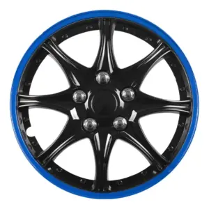 TAPAS DE AROS 14" NEGRO/AZUL - V099-BB-14