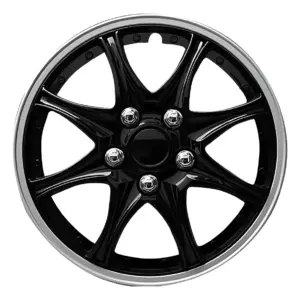 TAPAS DE AROS 14" NEGRO/SILVER  - V099-SB-14