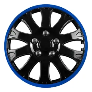 TAPAS DE AROS 14" NEGRO/AZUL - V105-BB-14
