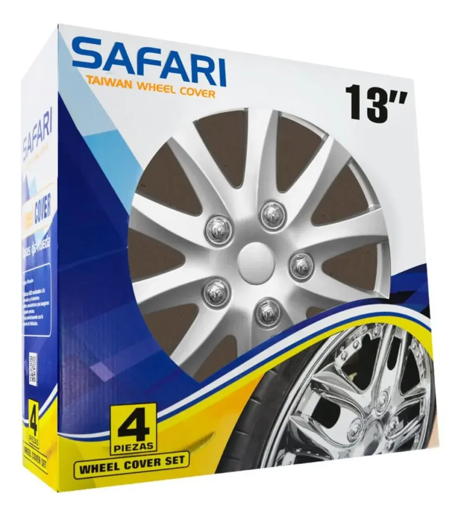 TAPAS DE AROS 13″ SILVER  – V111-SS-13