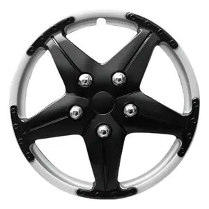 TAPAS DE AROS 14" NEGRO / SILVER - V127-BS-14