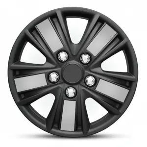 TAPAS DE AROS 13" NEGRO / SILVER  - V133-BS-13