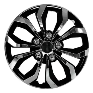 TAPAS DE AROS 13" CROMADO/NEGRO - V138-CB-13