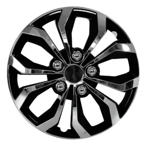 TAPAS DE AROS 14" CROMADO/NEGRO - V138-CB-14