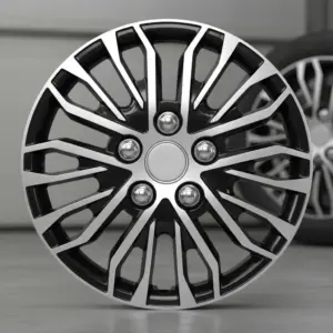 TAPAS DE AROS 13" SILVER/NEGRO - V141-SB-13