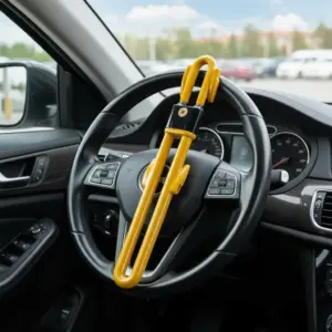 BASTÓN DE SEGURIDAD TIMÓN DE TIMÓN PESADO DOBLE - Q16001