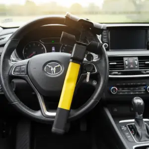 SEGURO DE TIMÓN PESADO AMARILLO  - F50006