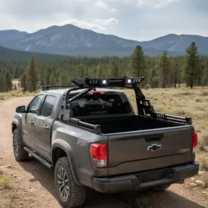 ANTIVUELCO UNIVERSAL MILITAR OFFROAD CON PARRILLA LED AJUSTABLE   - SRB-008S