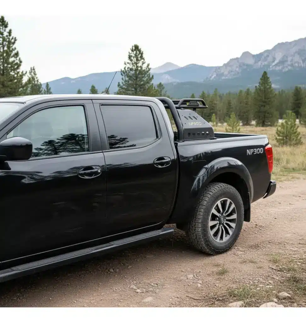 ANTIVUELCO CON PARRILLA HEAVY MR NP300 PARA NISSAN FRONTIER/NAVARA 3RA GENERACIÓN 2016 EN ADELANTE  – W604MR