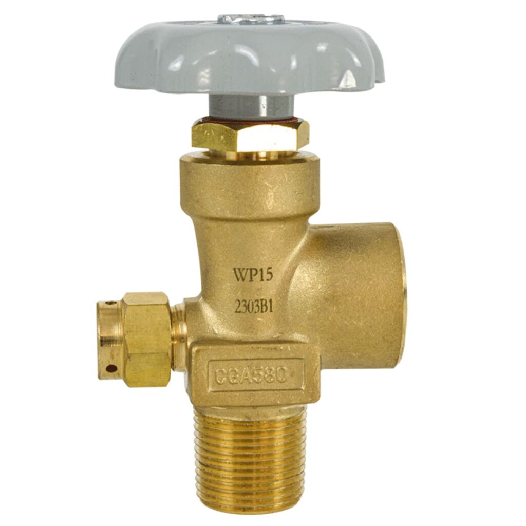 VÁLVULA DE HE/NE/AR/KR/XE CGA580 15MPA 3/4-14-NGT  – V-96