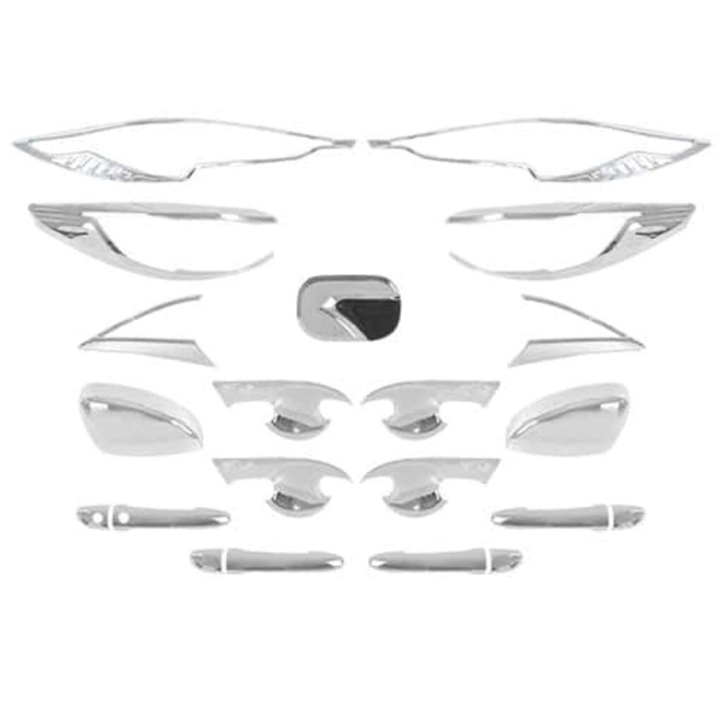 KIT DE PROTECTORES CROMADOS PARA CX-5 2018-ON 21 PIEZAS – E58MZCX2018A