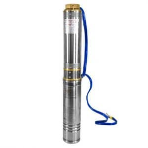 BOMBA DE AGUA SUMERGIBLE PARA POZO 4” SDM 1.0HP 167L/min Alt.30m 1 FASE MONOFASICA - 4SDM8/4