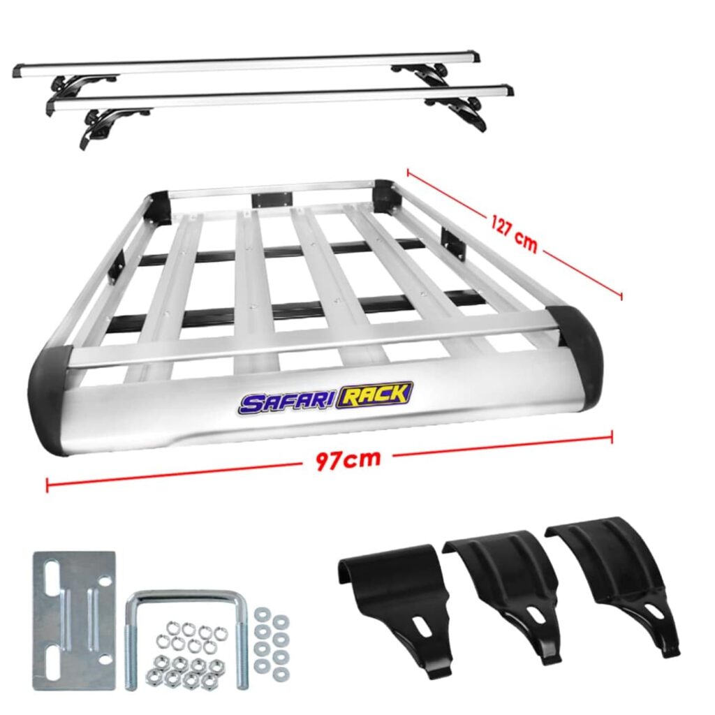PARRILLA DE ALUMINIO CANASTA CON BARRA G 125X97M SILVER – P58020F SL