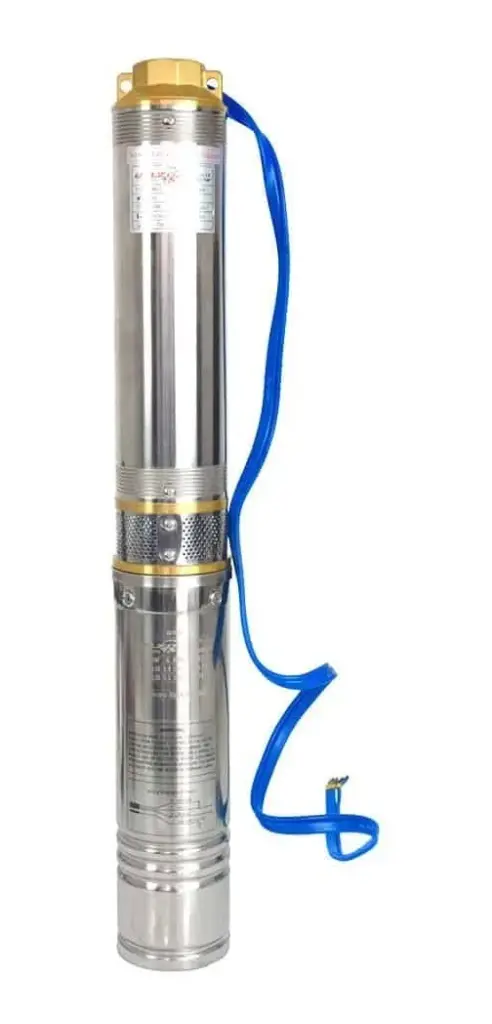 BOMBA DE AGUA SUMERGIBLE PARA POZO 4″ SDM 0.75HP 100L/min  Alt.72m MONOFASICA – 4SDM3/7