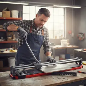 CORTA MAYOLICA  32" 80CM PROFESIONAL HQ  CON RODEL - 8106X-800