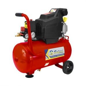 COMPRESORA DE AIRE 25 LITROS 220V 60Hz  2HP  8BAR  ROJA -SF24 RD