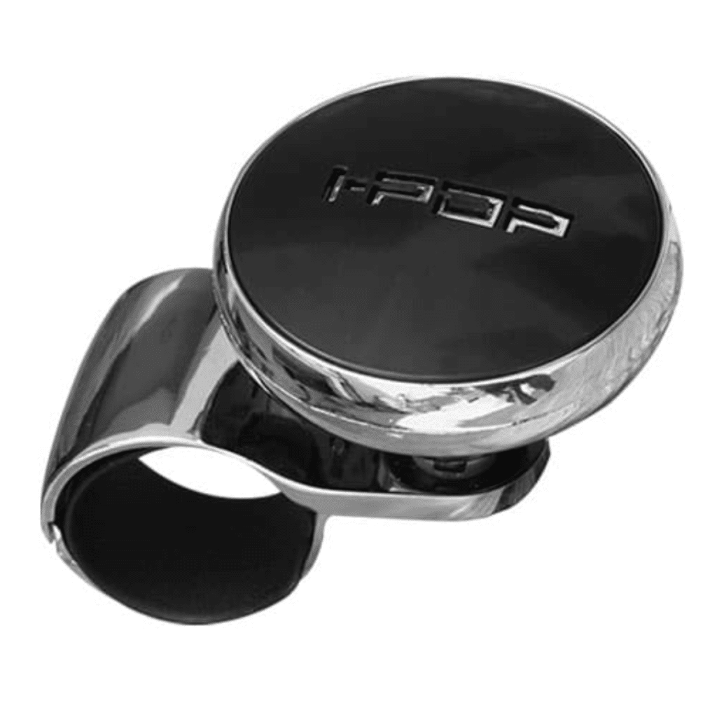 PERILLA DE TIMON ALUMINIO NEGRO  NEGRO Y CROMO- A53771