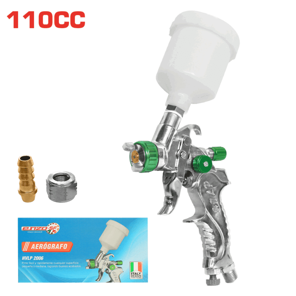 MINI PISTOLA DE GRAVEDAD 0.8MM 110CC 4CFM  – HVLP 2006