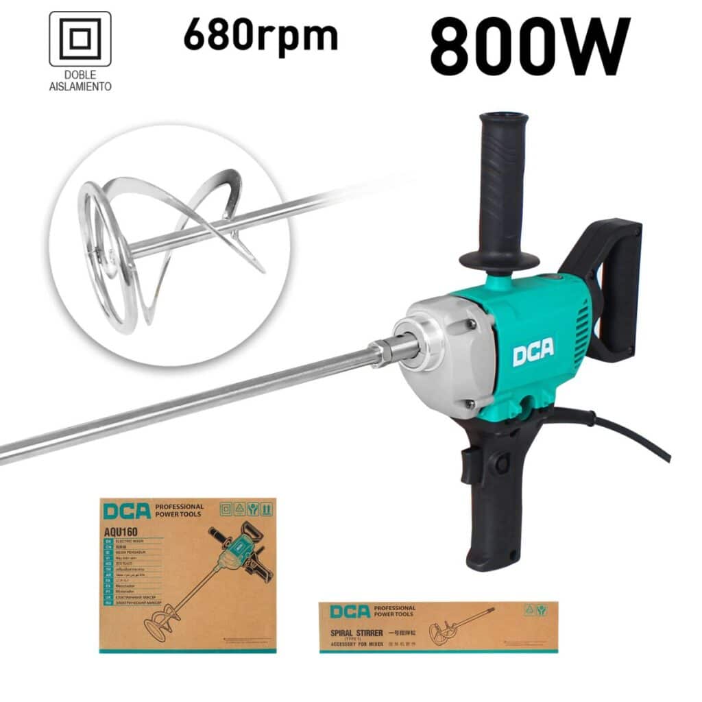 MEZCLADORA DE PINTURA 800W M12 1PALETA – AQU160