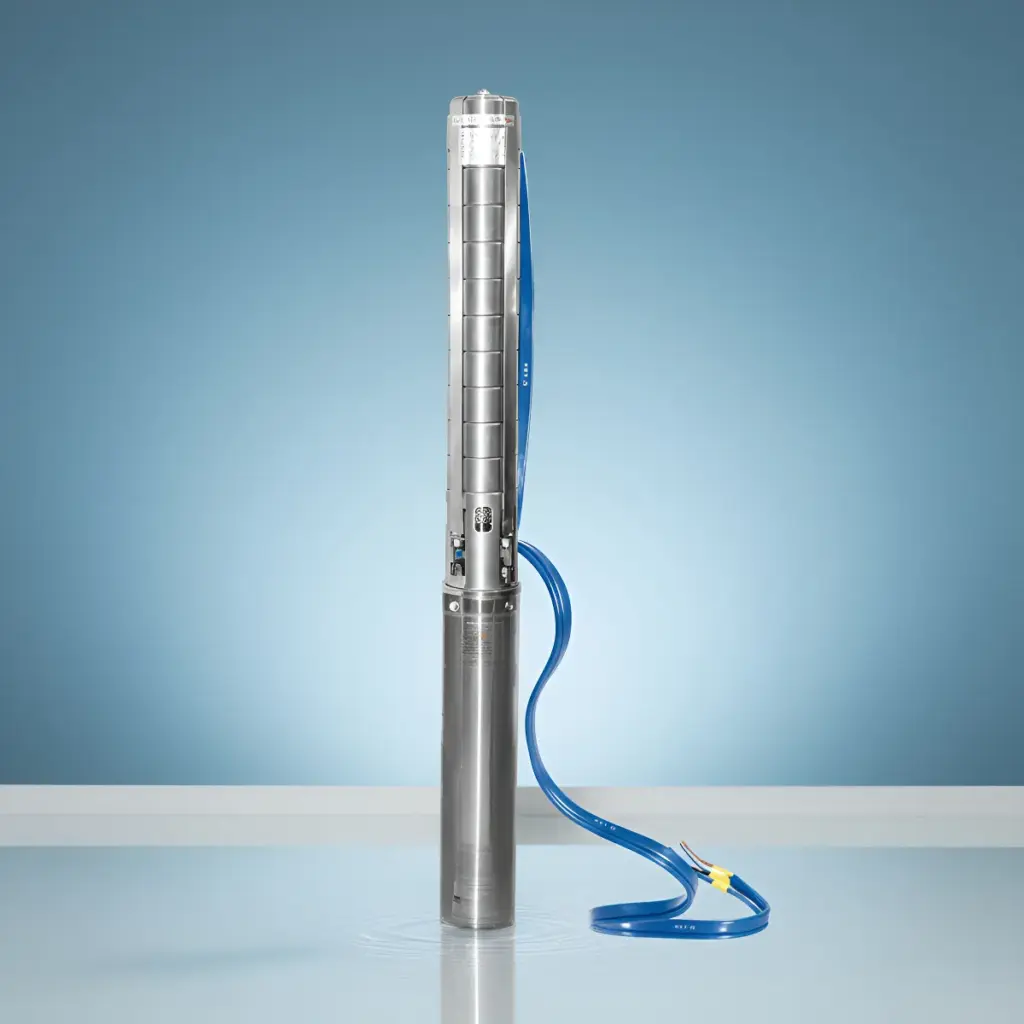 BOMBA DE AGUA SUMERGIBLE PARA POZO 4″ SPM 3.0HP 167L/min  Alt.68m 1 FASE MONOFASICA – 4SPM8/9