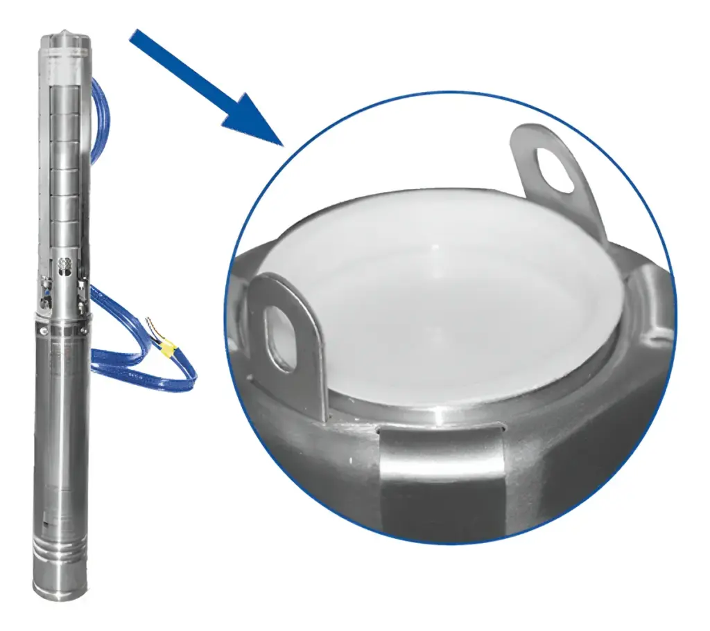 BOMBA DE AGUA SUMERGIBLE PARA POZO 4” SPM 2.0HP 167L/min Alt.53m 1FASE″ – 4SPM8/7