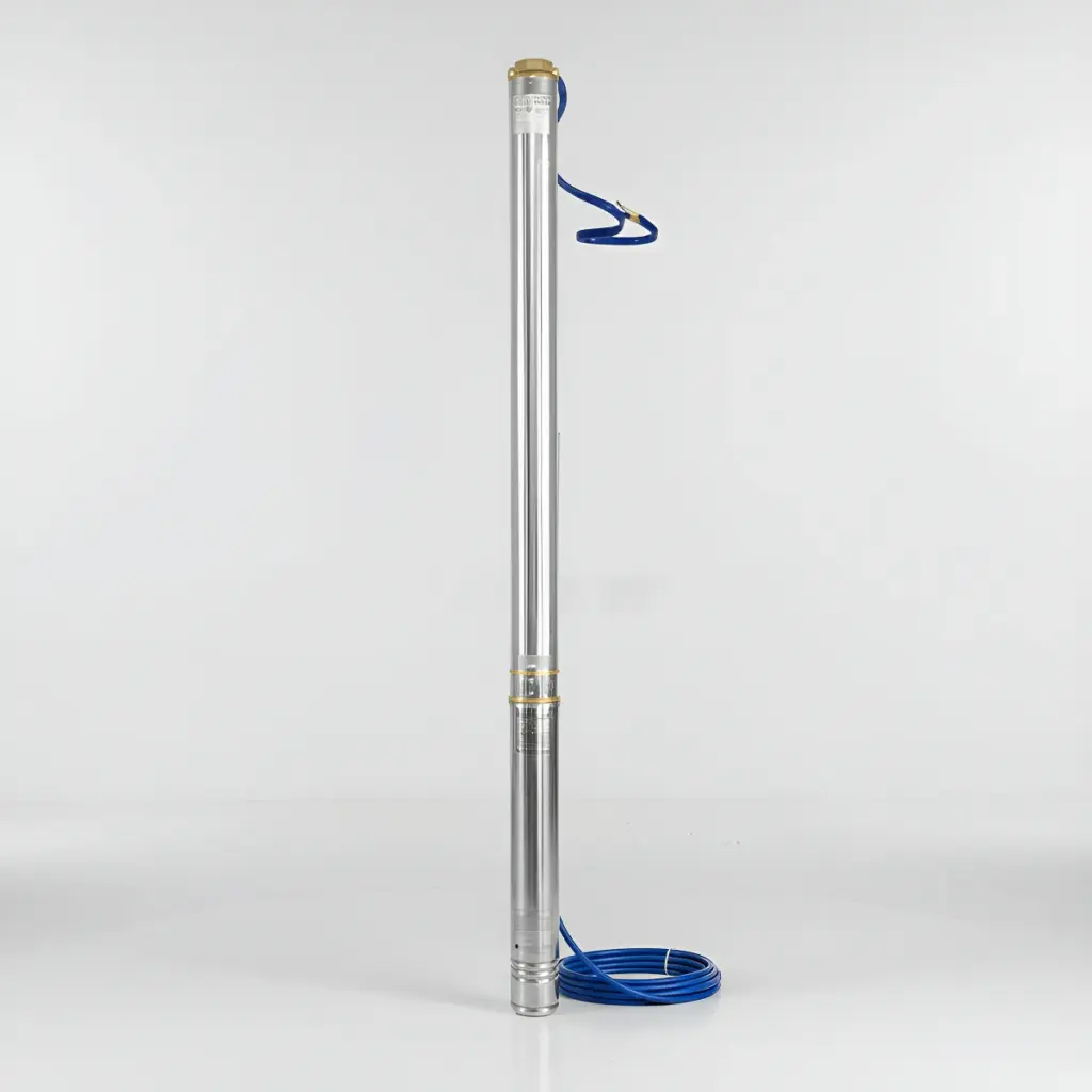 BOMBA DE AGUA SUMERGIBLE PARA POZO 4″ SD 10HP 333L/min Alt.115m 3 FASES TRIFASICA- 4SD14/17-380