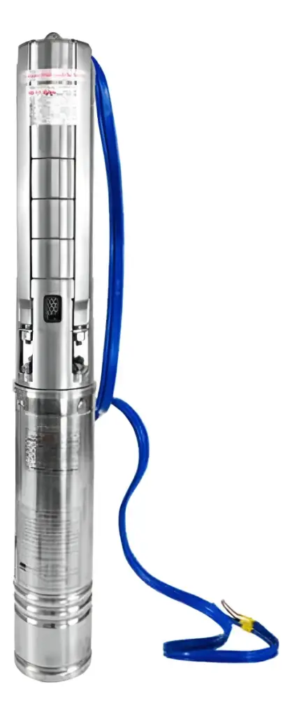 BOMBA DE AGUA SUMERGIBLE PARA POZO 4″ SDM 2.0HP 167L/min Alt.51m 1FASE MONOFASICA- 4SDM8/7