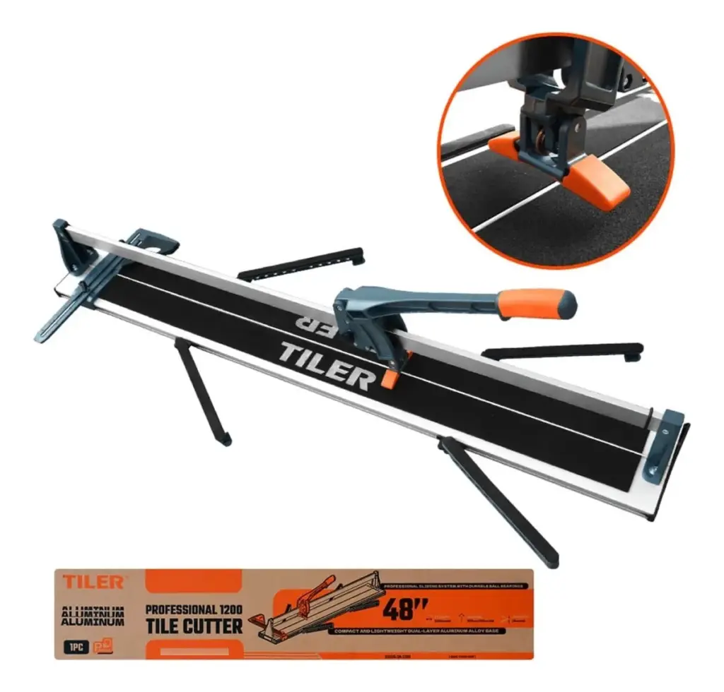 CORTA MAYOLICA 47″ 120CM TOP-PROFESIONAL MAX:16MM BASE-AL MANGO AL ANTI ATASCOS – 8102G-2A/48