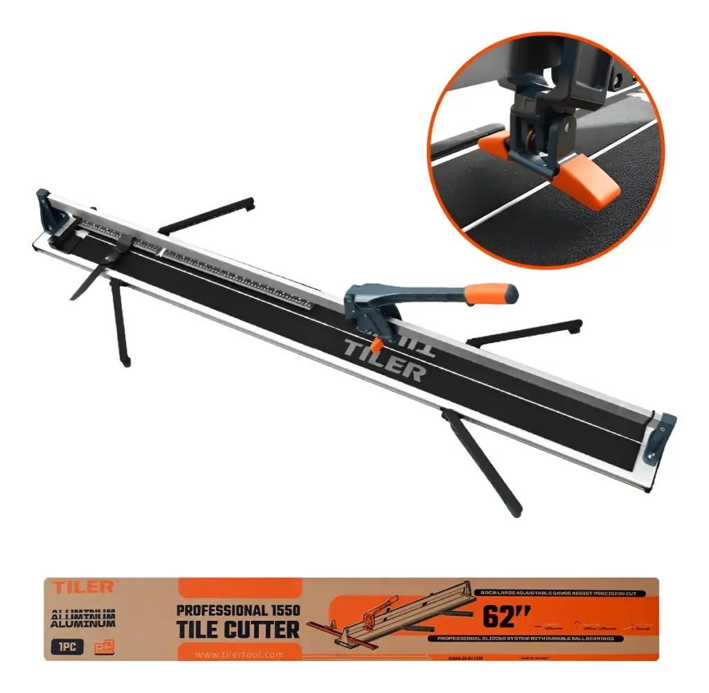 CORTA MAYOLICA CERAMICA PORCELANATO 62″ 160CM TOP PROFESIONAL MAX:16MM MANGO-AL ANTI ATASCOS – 8102G-2A-DJ/64