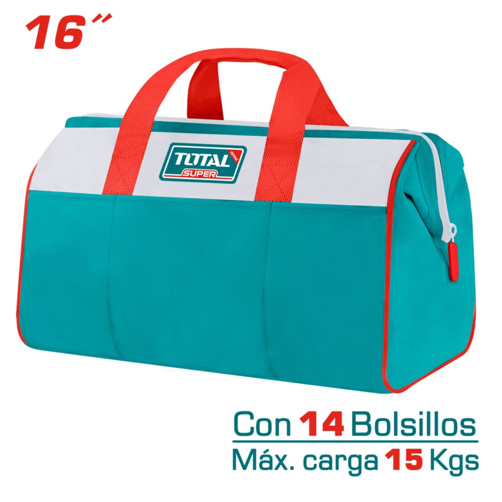 MALETIN DE HERRAMIENTAS 16″14 BOLSILLOS MAX 15KG TOTAL- THT261625