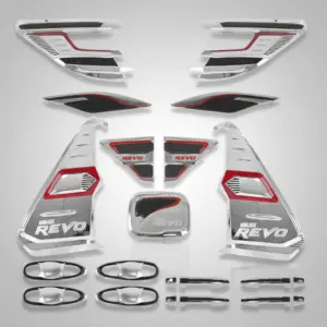 KIT CROMADOS PARA HILUX REVO 2015-ON 25 PIEZAS - E58HLRV2016D