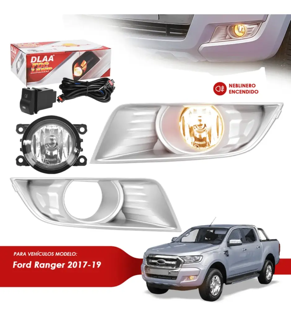 SET DE NEBLINEROS PARA FORD RANGER 2016-ON – FD690
