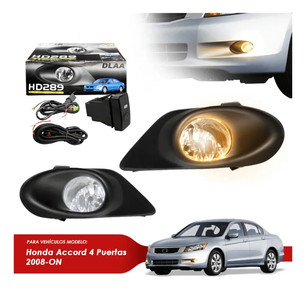SET DE NEBLINEROS LED HONDA ACCORD 4 PUERTAS 2008-ON – HD289