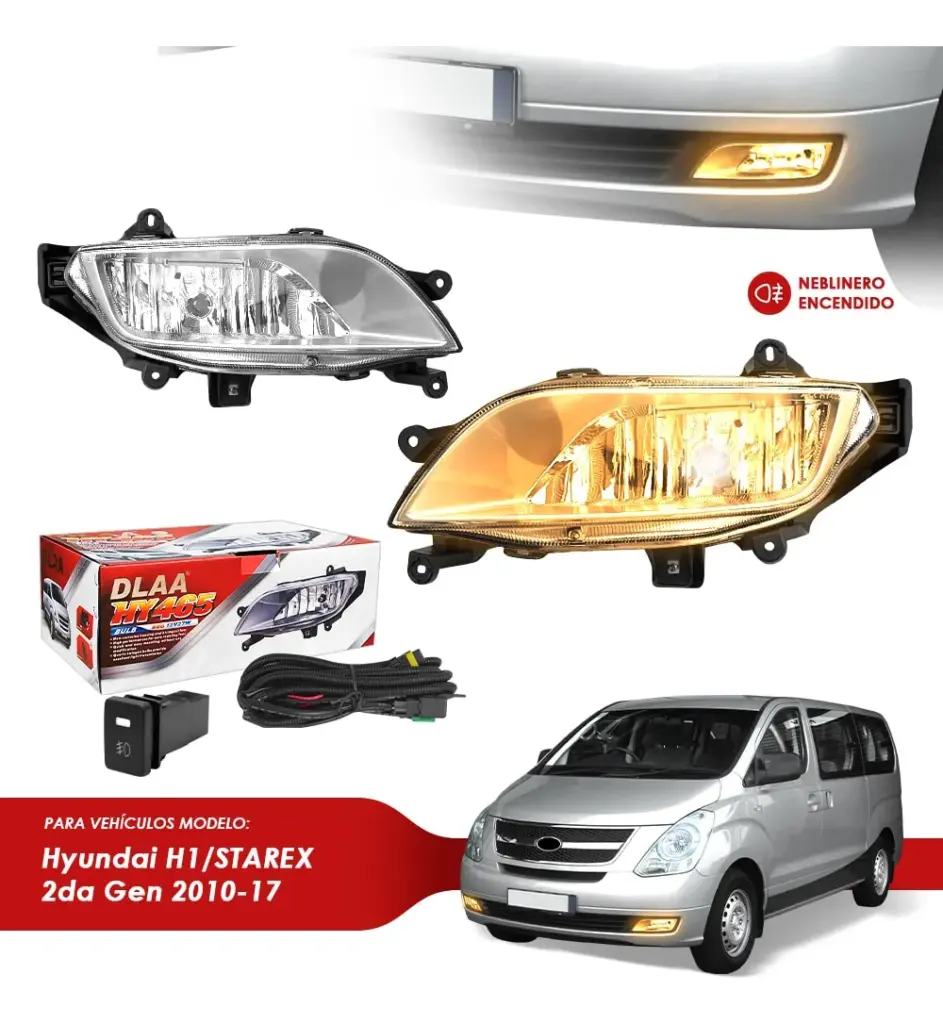 SET DE NEBLINEROS LED PARA H1 STAREX 2010-2017 – HY465