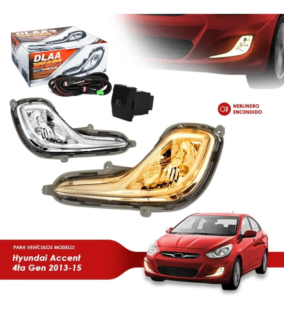 Neblinero para HYUNDAI Accent 2013- EN ADELANTE  – HY485