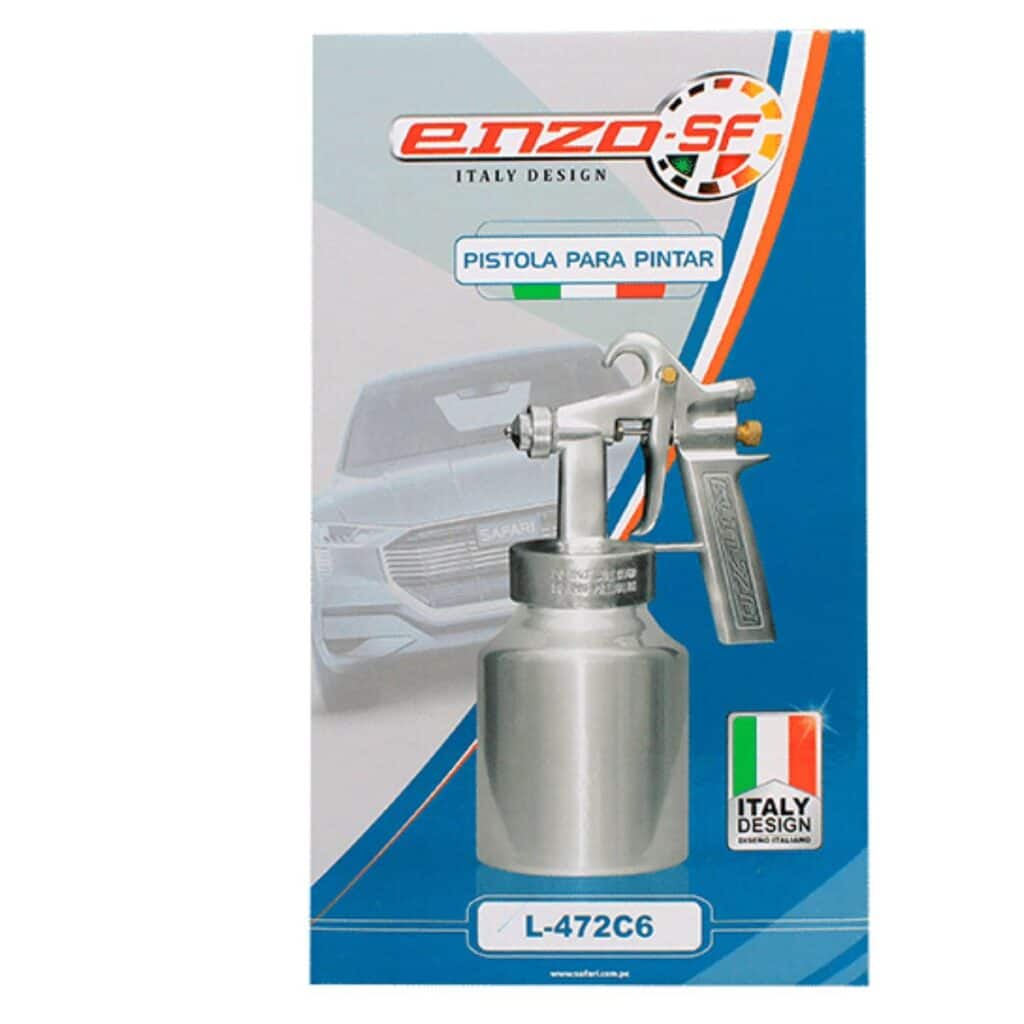 PISTOLA BAJA PRESIÓN 1L 1.2-2MM CROMADA – L472C6